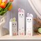 3 Pcs Spring Wooden Table Decor Easter Tiered Tray Decor Easter Bunny Tabletop